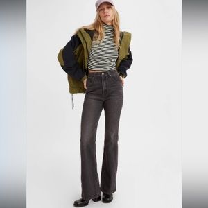 Levi’s 70’s High Waist Flare Black Washed Women’s Jeans - Size 30